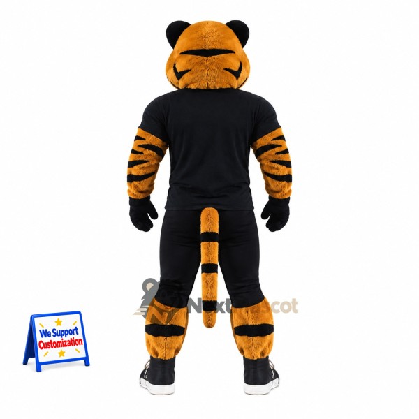 Tiger Mascot Costume - Black Shirt Tiger Mascot Costume - Black Shirt