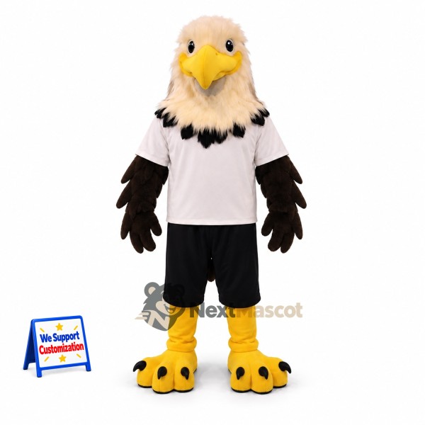 Bald Eagle Mascot Costume - White Shirt