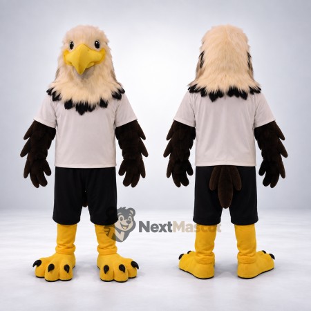 Bald Eagle Mascot Costume - White Shirt Bald Eagle Mascot Costume - White Shirt