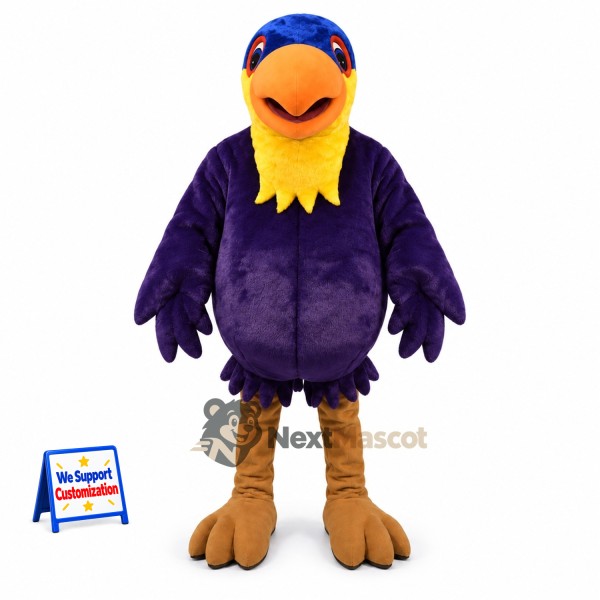 Toucan Mascot Costume - Purple