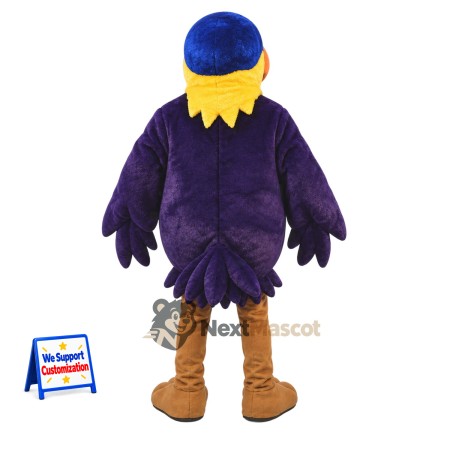 Toucan Mascot Costume - Purple Toucan Mascot Costume - Purple