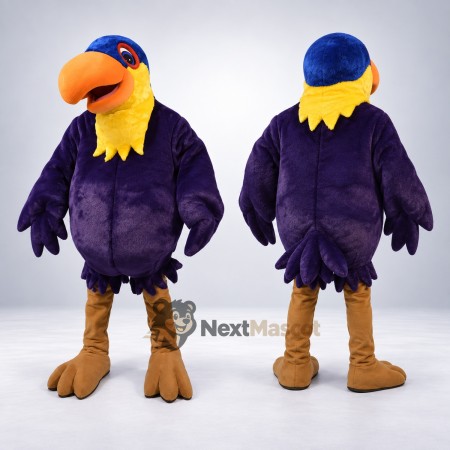 Toucan Mascot Costume - Purple Toucan Mascot Costume - Purple