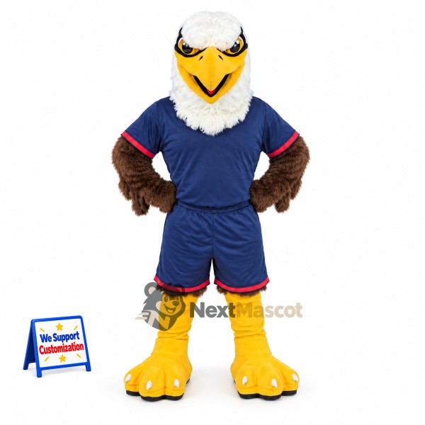 Bald Eagle Mascot Costume - Navy Uniform