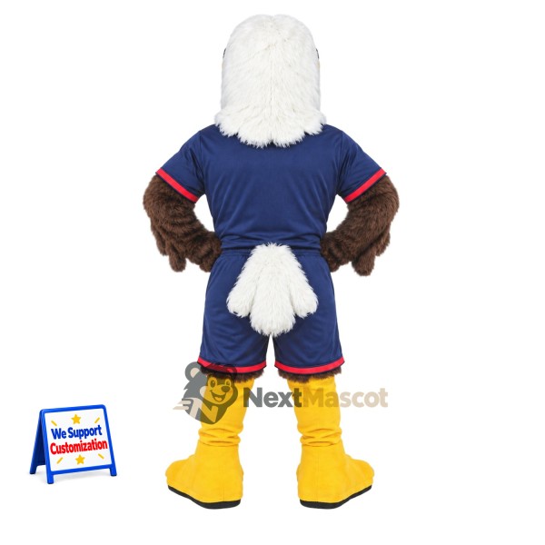 Bald Eagle Mascot Costume - Navy Uniform