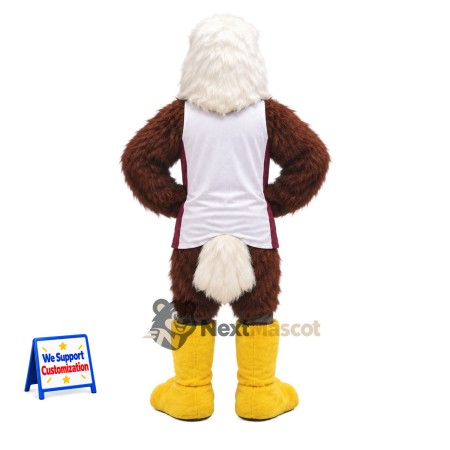 Bald Eagle Mascot Costume - White Shirt for Parades Bald Eagle Mascot Costume - White Shirt for Parades