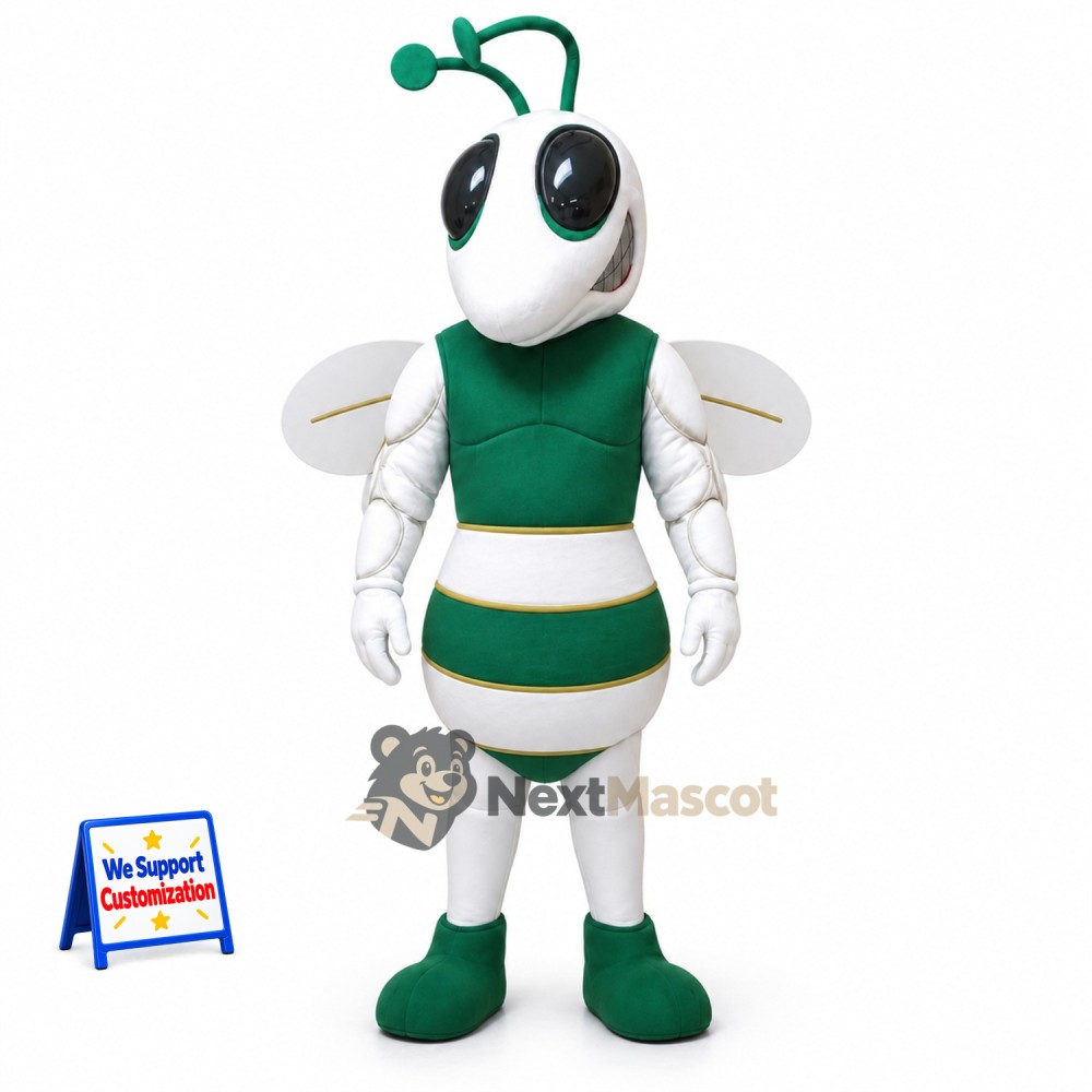 Bee Mascot Costume - Green Bee Mascot Costume - Green