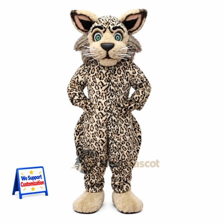Leopard Mascot Costume - Spotted for Parades Leopard Mascot Costume - Spotted for Parades