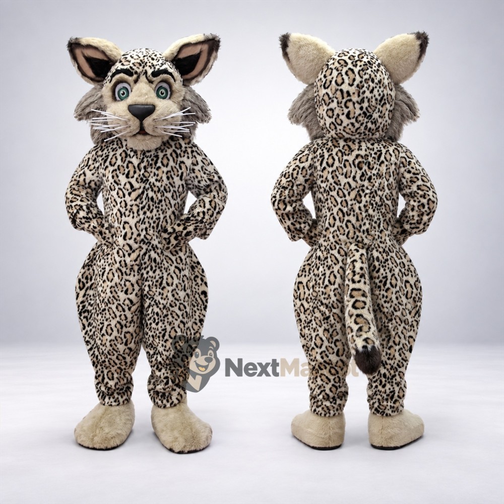 Leopard Mascot Costume - Spotted for Parades Leopard Mascot Costume - Spotted for Parades