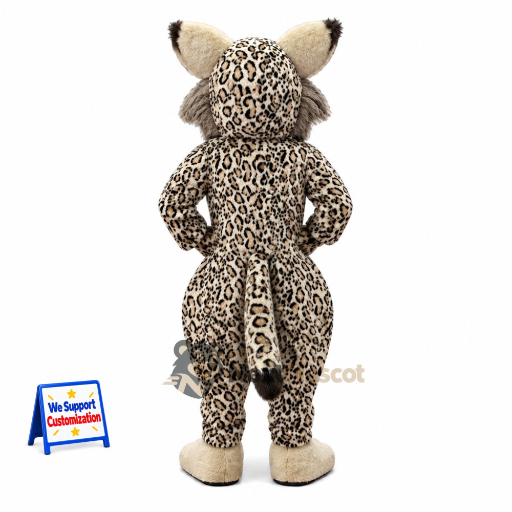 Leopard Mascot Costume - Spotted for Parades Leopard Mascot Costume - Spotted for Parades