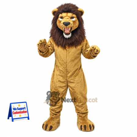Lion Mascot Costume - Brown for Parades Lion Mascot Costume - Brown for Parades