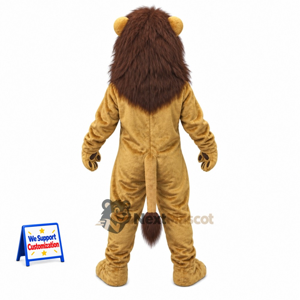 Lion Mascot Costume - Brown for Parades Lion Mascot Costume - Brown for Parades