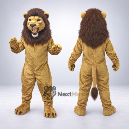 Lion Mascot Costume - Brown for Parades Lion Mascot Costume - Brown for Parades