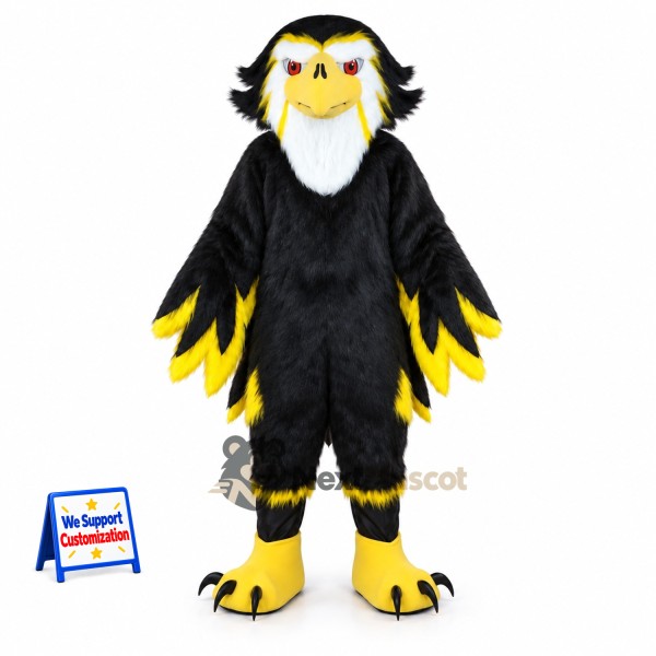 Eagle Mascot Costume - Black