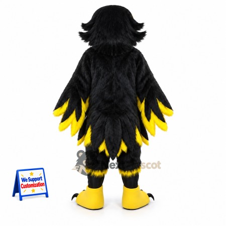 Eagle Mascot Costume - Black Eagle Mascot Costume - Black