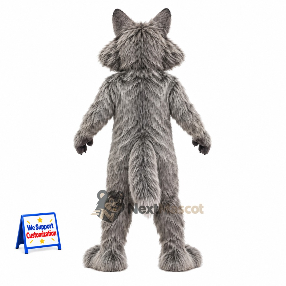 Wolf Mascot Costume - Gray for School Events Wolf Mascot Costume - Gray for School Events