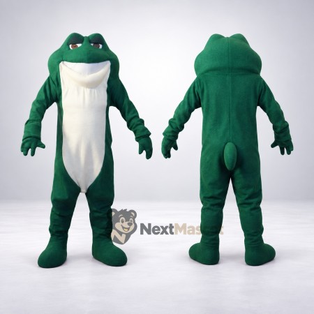 Frog Mascot Costume - Green with White Belly Frog Mascot Costume - Green with White Belly