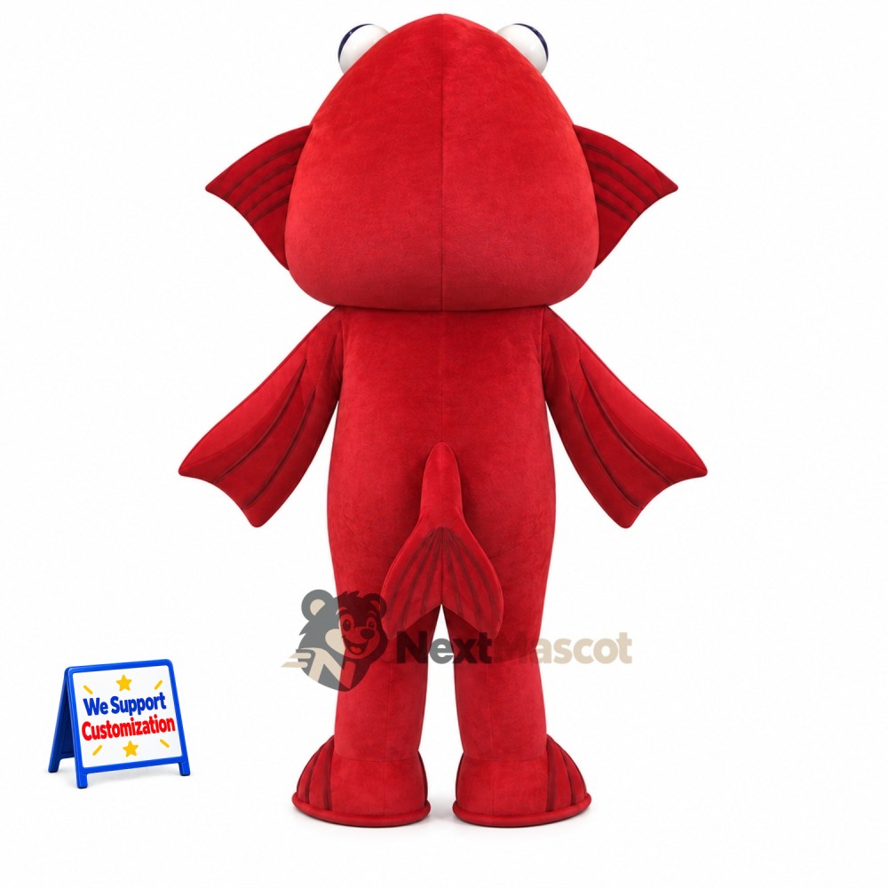 Fish Mascot Costume - Red Fish Mascot Costume - Red
