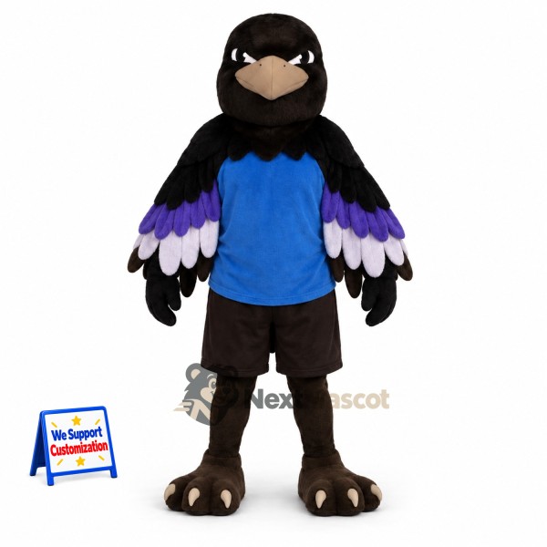 Bird Mascot Costume - Black