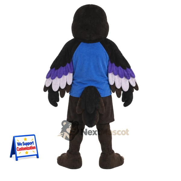 Bird Mascot Costume - Black Bird Mascot Costume - Black