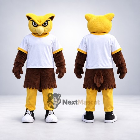 Owl Mascot Costume - White Shirt Owl Mascot Costume - White Shirt