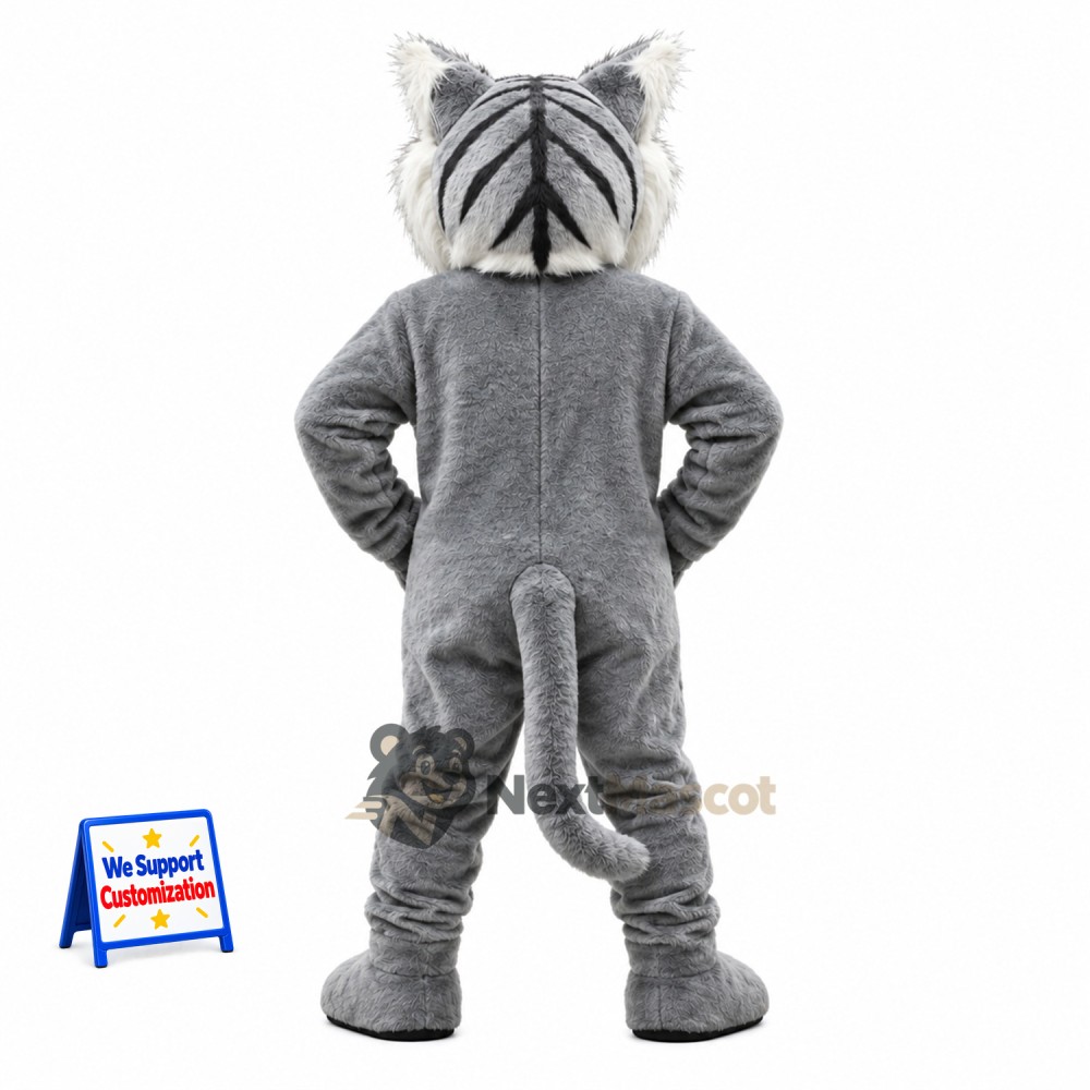 Wolf Mascot Costume - Gray for Community Events Wolf Mascot Costume - Gray for Community Events