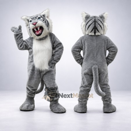 Wolf Mascot Costume - Gray for Community Events Wolf Mascot Costume - Gray for Community Events