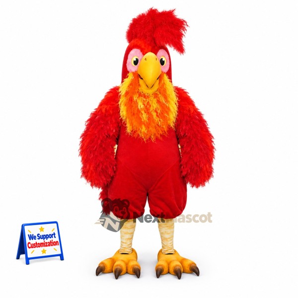 Rooster Mascot Costume - Red