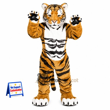 Tiger Mascot Costume - Orange for School Events Tiger Mascot Costume - Orange for School Events