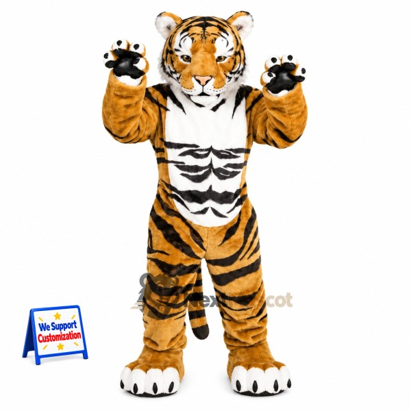 Tiger Mascot Costume - Orange for School Events