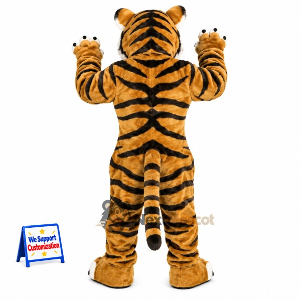 Tiger Mascot Costume - Orange for School Events Tiger Mascot Costume - Orange for School Events