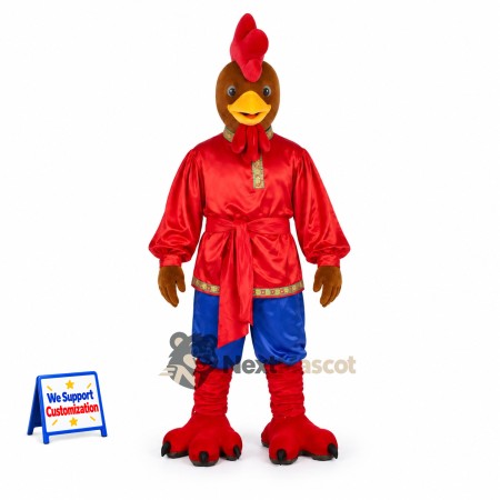 Rooster Mascot Costume - Red Jacket Rooster Mascot Costume - Red Jacket