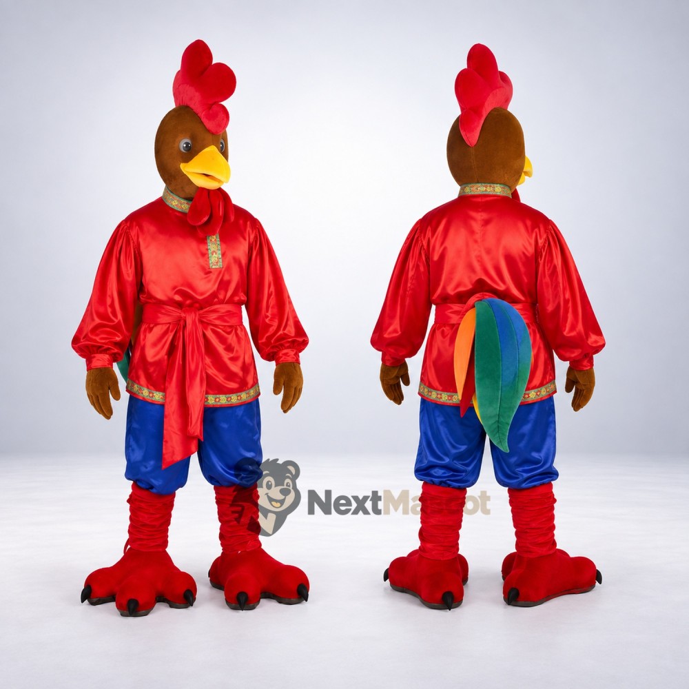 Rooster Mascot Costume - Red Jacket Rooster Mascot Costume - Red Jacket