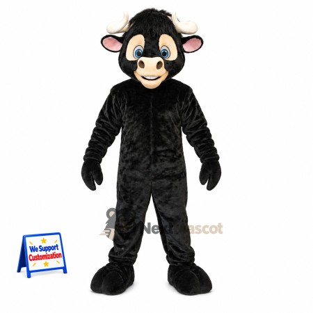 Buffalo Mascot Costume - Black Buffalo Mascot Costume - Black