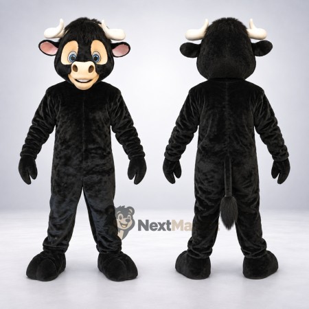 Buffalo Mascot Costume - Black Buffalo Mascot Costume - Black