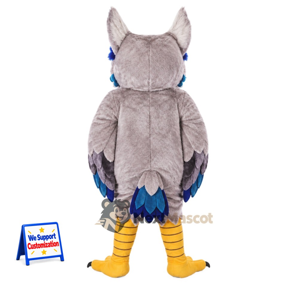 Owl Mascot Costume - Gray Owl Mascot Costume - Gray