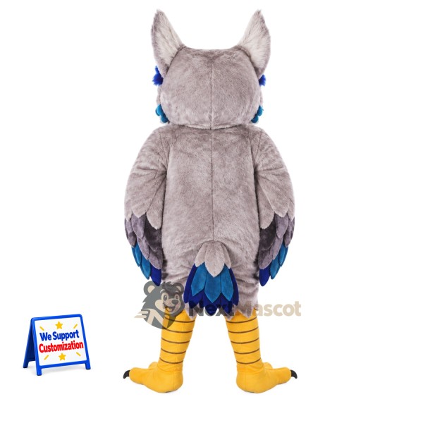 Owl Mascot Costume - Gray Owl Mascot Costume - Gray