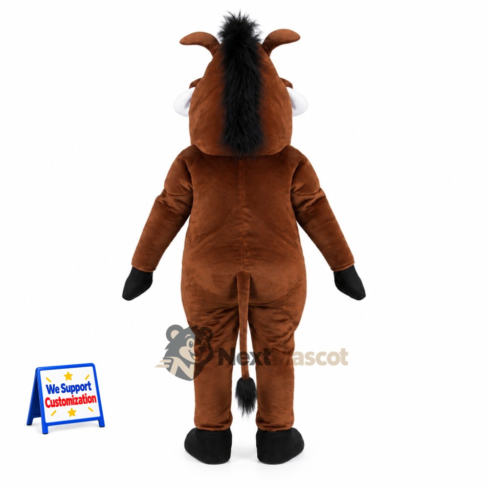 Horse Mascot Costume - Brown for Parades Horse Mascot Costume - Brown for Parades
