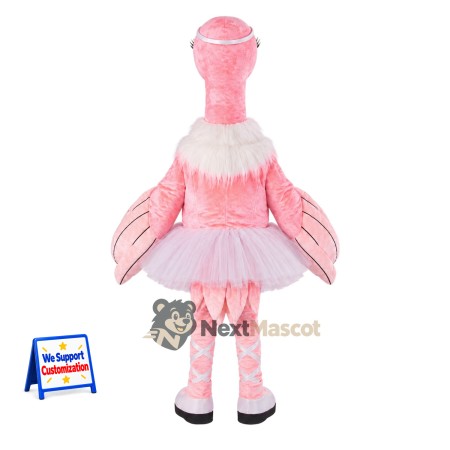 Flamingo Mascot Costume - Pink Tutu Flamingo Mascot Costume - Pink Tutu