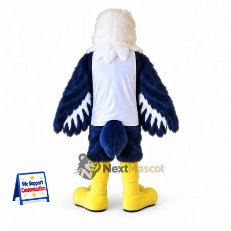 Eagle Mascot Costume - Blue for Parades