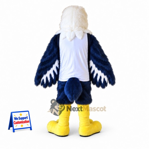 Eagle Mascot Costume - Blue for Parades Eagle Mascot Costume - Blue for Parades