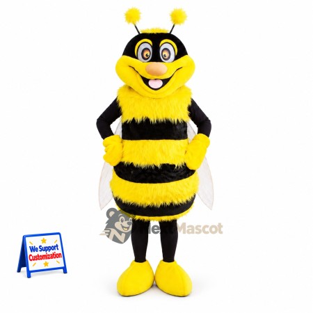 Bee Mascot Costume - Yellow for Garden Events Bee Mascot Costume - Yellow for Garden Events