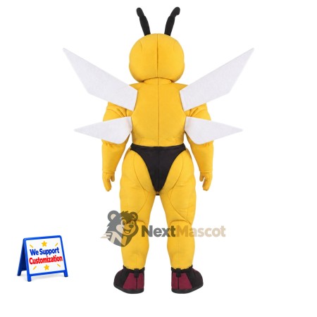 Wasp Mascot Costume - Muscular Wasp Mascot Costume - Muscular