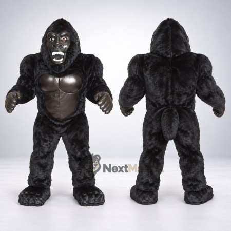 Gorilla Mascot Costume - Black for Festivals Gorilla Mascot Costume - Black for Festivals