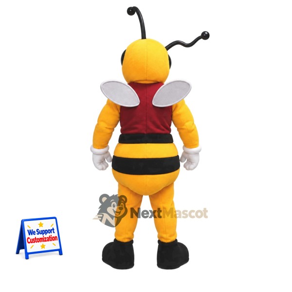 Wasp Mascot Costume - Red Vest Wasp Mascot Costume - Red Vest