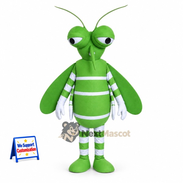 Grasshopper Mascot Costume - Green for Parades