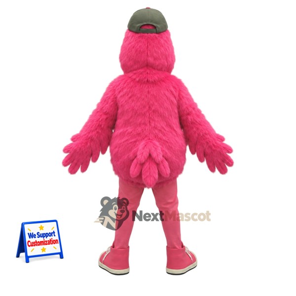 Parrot Mascot Costume - Pink Parrot Mascot Costume - Pink