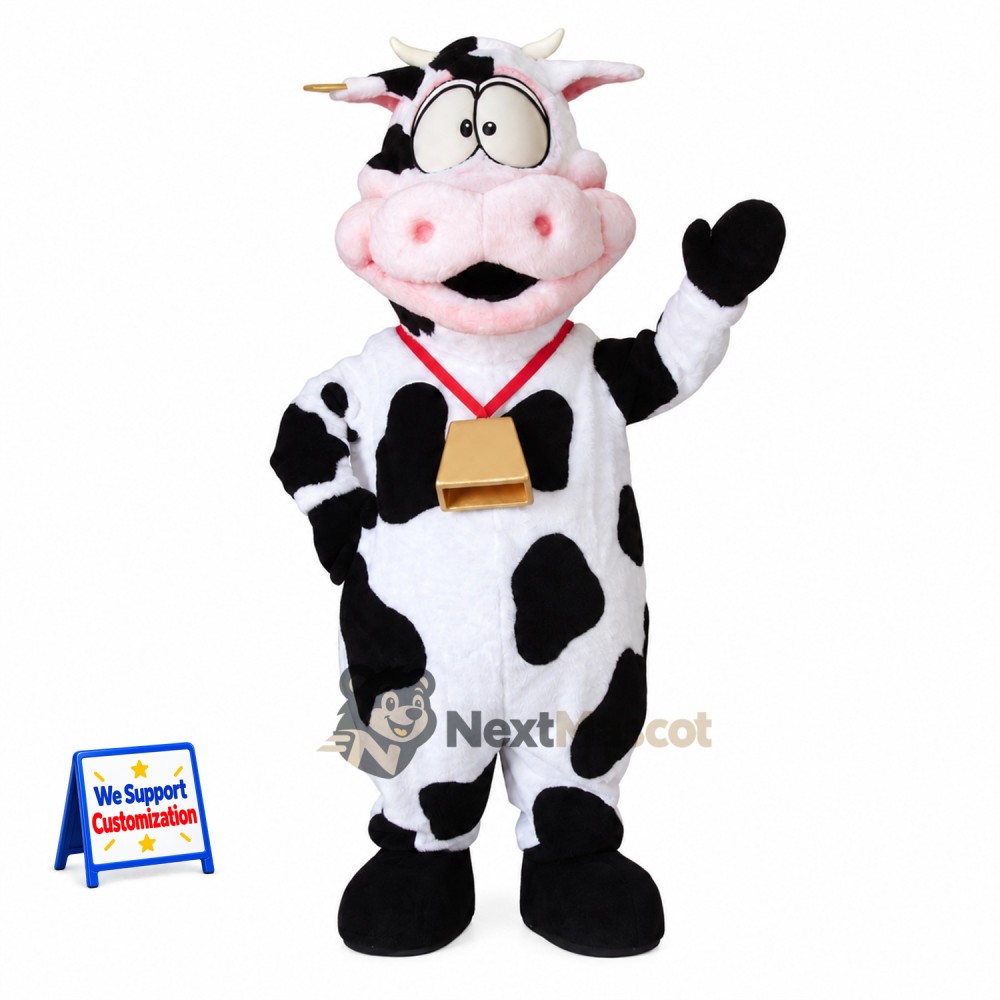 Cow Mascot Costume - Medal Cow Mascot Costume - Medal