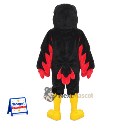 Bird Mascot Costume - Black for Parades Bird Mascot Costume - Black for Parades