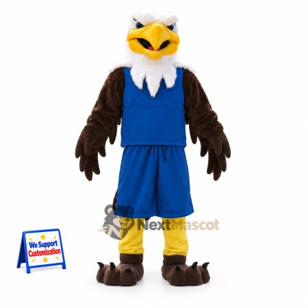 Eagle Mascot Costume - Blue Uniform Eagle Mascot Costume - Blue Uniform