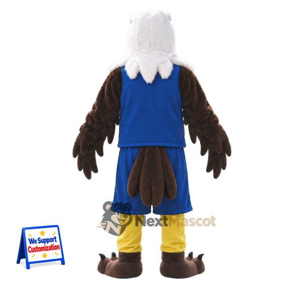 Eagle Mascot Costume - Blue Uniform Eagle Mascot Costume - Blue Uniform